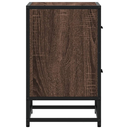 Comodino Rovere Marrone 40x31x50 cm in Truciolato | homemem39