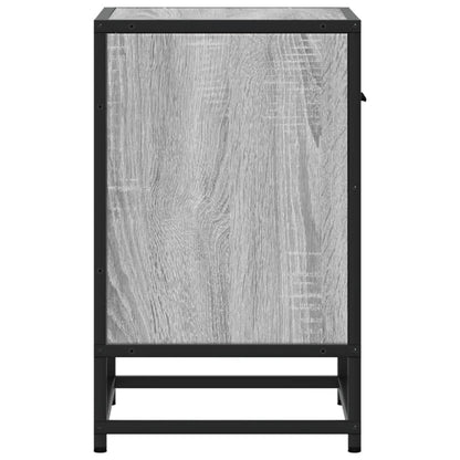 Comodino Grigio Sonoma 40x31x50 cm in Truciolato | homemem39