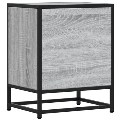Comodino Grigio Sonoma 40x31x50 cm in Truciolato | homemem39