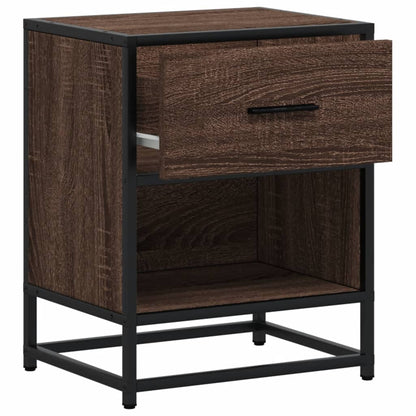 Comodino Rovere Marrone 40x31x50 cm in Truciolato - homemem39