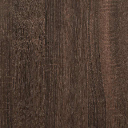 Comodino Rovere Marrone 40x34,5x60cm Legno Multistrato Metallo