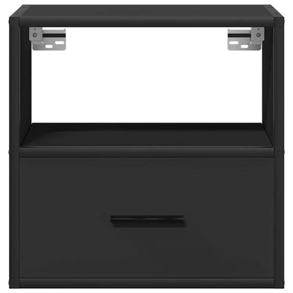 Comodino a Muro Nero 40x31x39,5 cm - homemem39