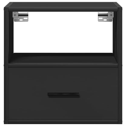 Comodini a Muro 2 pz Nero 40x31x39,5 cm - homemem39