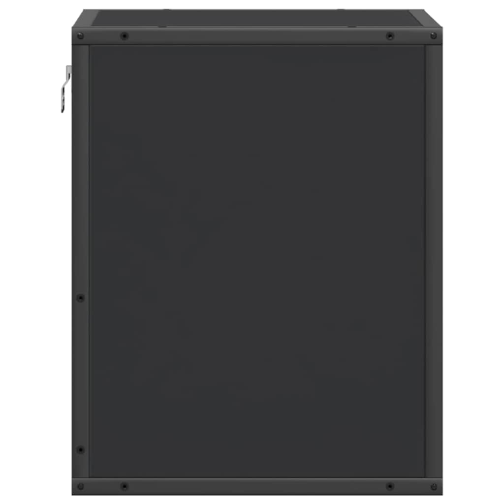 Comodino a Muro Nero 40x31x39,5 cm - homemem39