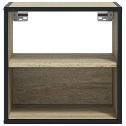 Comodini a Muro 2 pz Rovere Sonoma 40x31x39,5 cm - homemem39