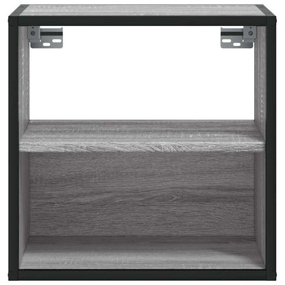Comodino a Muro Grigio Sonoma 40x31x39,5 cm - homemem39