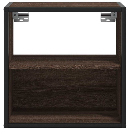 Comodino a Muro Rovere Marrone 40x31x39,5 cm - homemem39