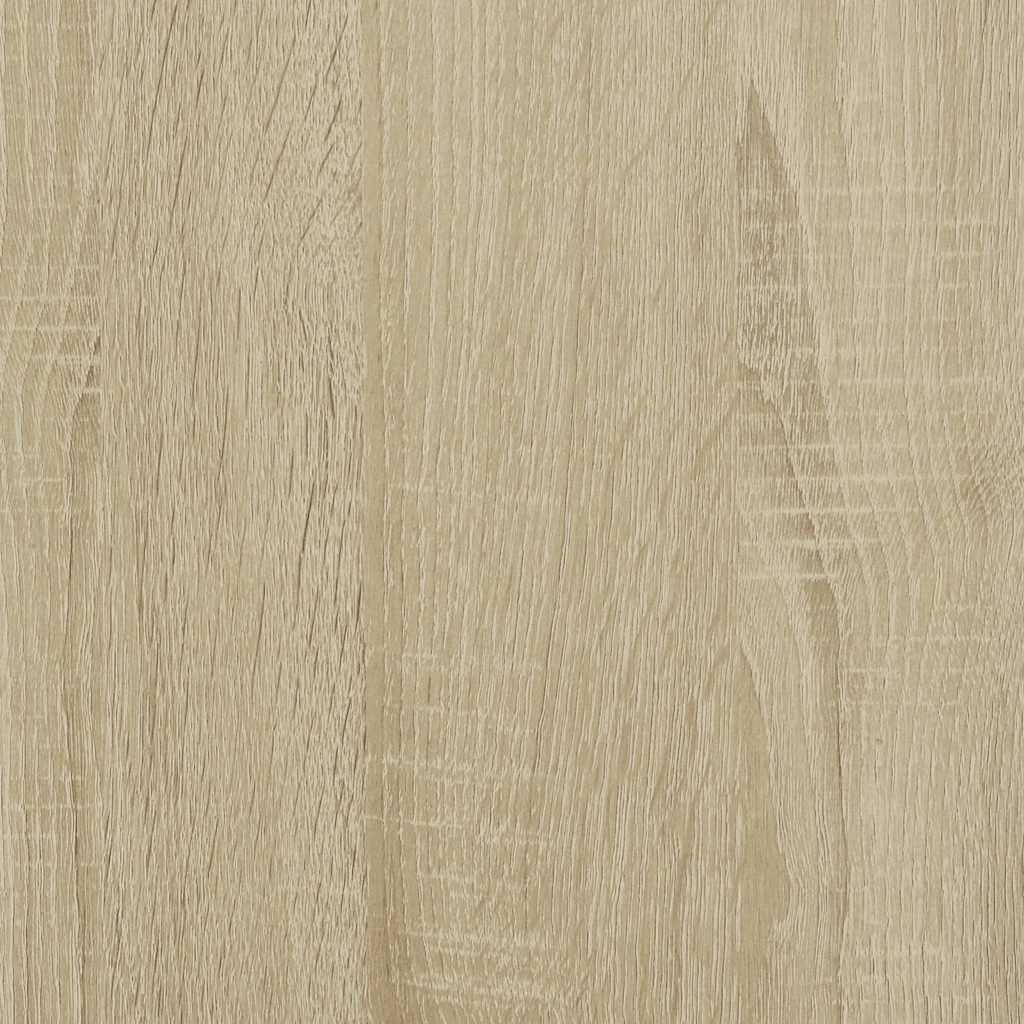 Tavolino Salotto Rovere Sonoma 100x50x35 cm Multistrato Metallo