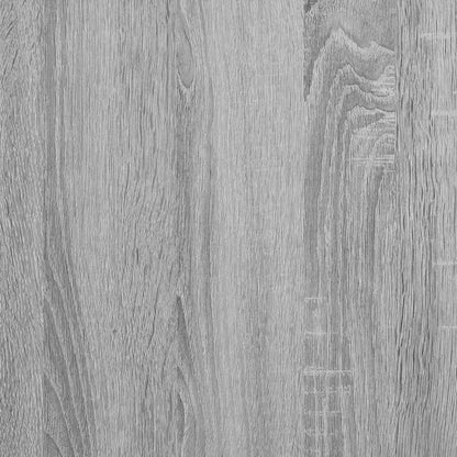 Tavolino Grigio Sonoma 100x50x45 cm Legno Multistrato e Metallo
