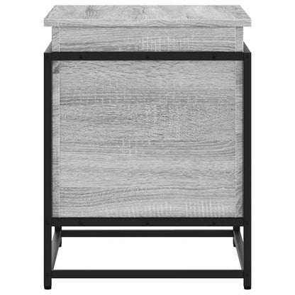 Contenitore con Coperchio Grigio Sonoma 60x40x51,5cm Truciolato - homemem39