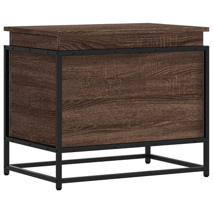 Contenitore con Coperchio Rovere Marrone 60x40x51,5 Truciolato - homemem39