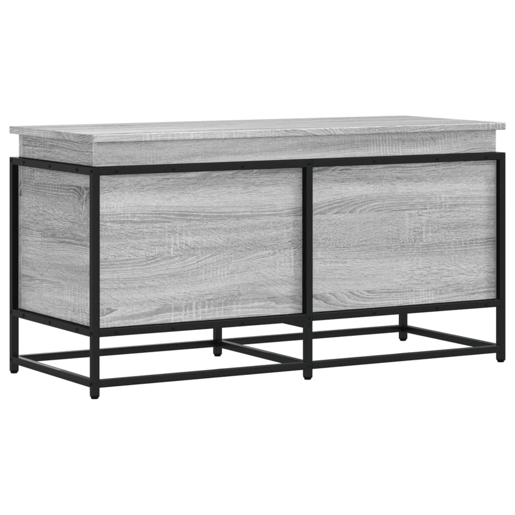 Contenitore con Coperchio Grigio Sonoma 100x40x51,5 Truciolato - homemem39