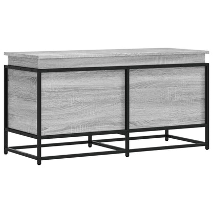 Contenitore con Coperchio Grigio Sonoma 100x40x51,5 Truciolato - homemem39