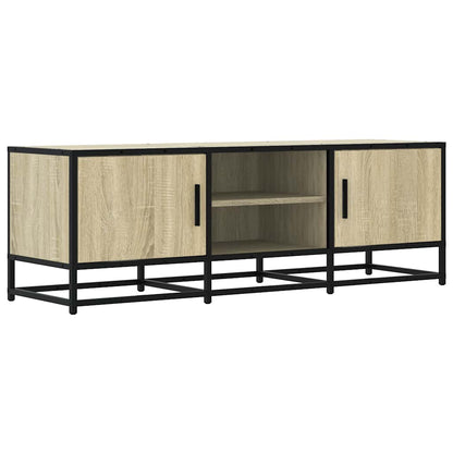 Mobile TV Rovere Sonoma 120x35x41cm Legno Multistrato e Metallo - homemem39