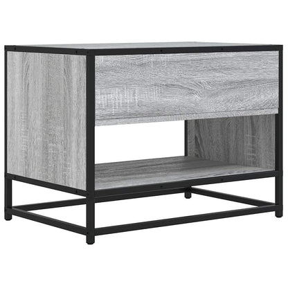 Mobile TV Grigio Sonoma 61x40x46 cm Legno Multistrato e Metallo - homemem39