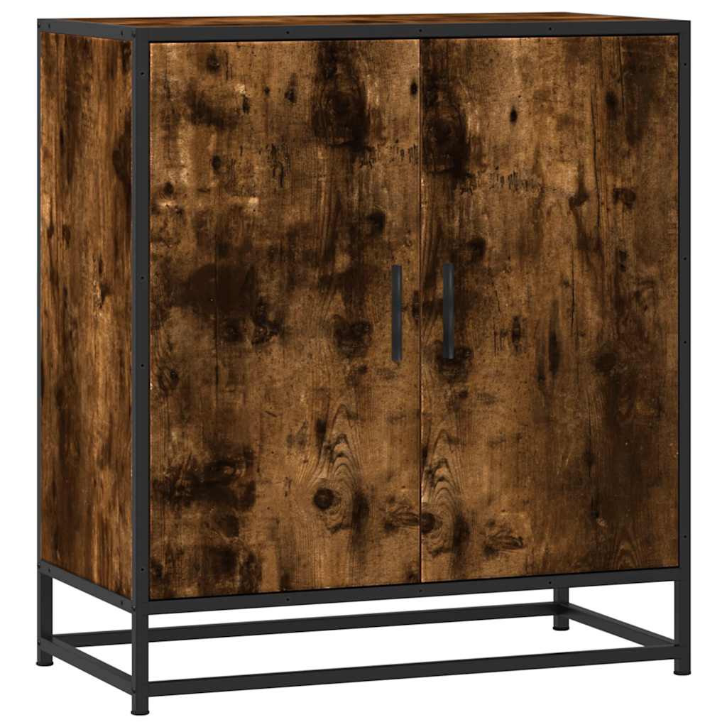 Credenza Rovere Fumo 68x35x76 cm in Truciolato - homemem39