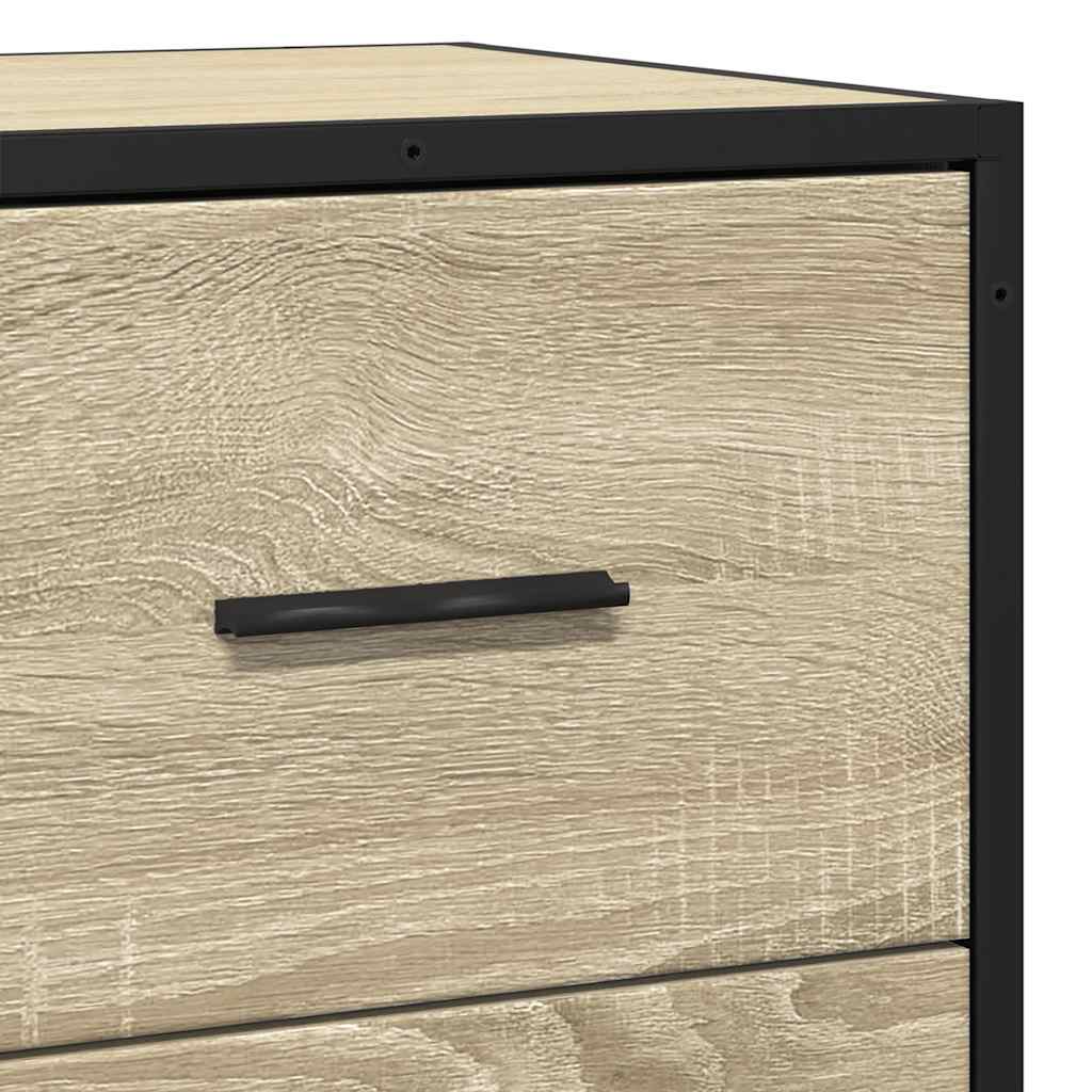 Credenza Rovere Sonoma 68x35x76 cm in Truciolato - homemem39