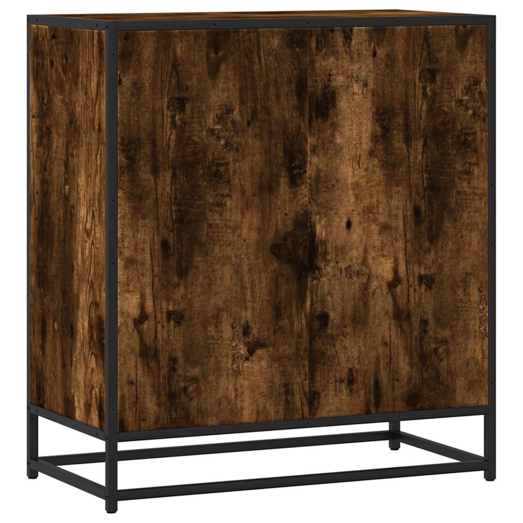 Credenza Rovere Fumo 68x35x76 cm in Truciolato - homemem39