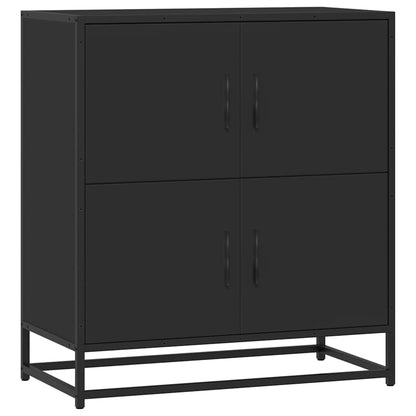 Credenza Nera in Acciaio