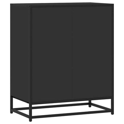 Credenza Nero 62x35x76 cm in Legno Multistrato - homemem39