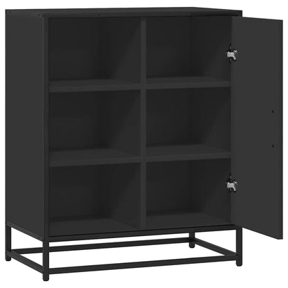 Credenza Nero 62x35x76 cm in Legno Multistrato - homemem39