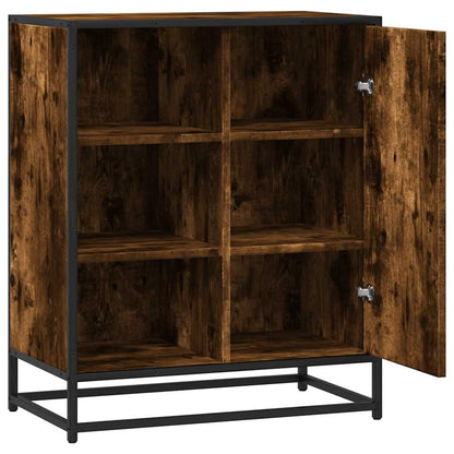 Credenza Rovere Fumo 62x35x76 cm in Legno Multistrato - homemem39