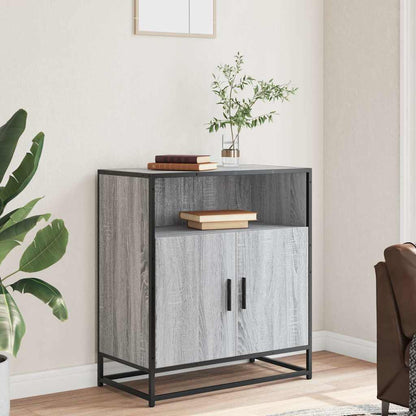 Credenza Grigio Sonoma 68x35x76 cm in Legno Multistrato - homemem39
