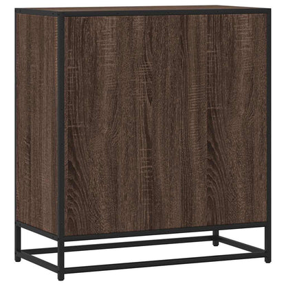 Credenza Rovere Marrone 68x35x76 cm in Legno Multistrato - homemem39