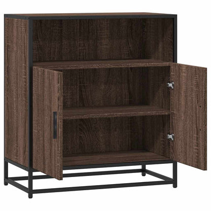 Credenza Rovere Marrone 68x35x76 cm in Legno Multistrato - homemem39