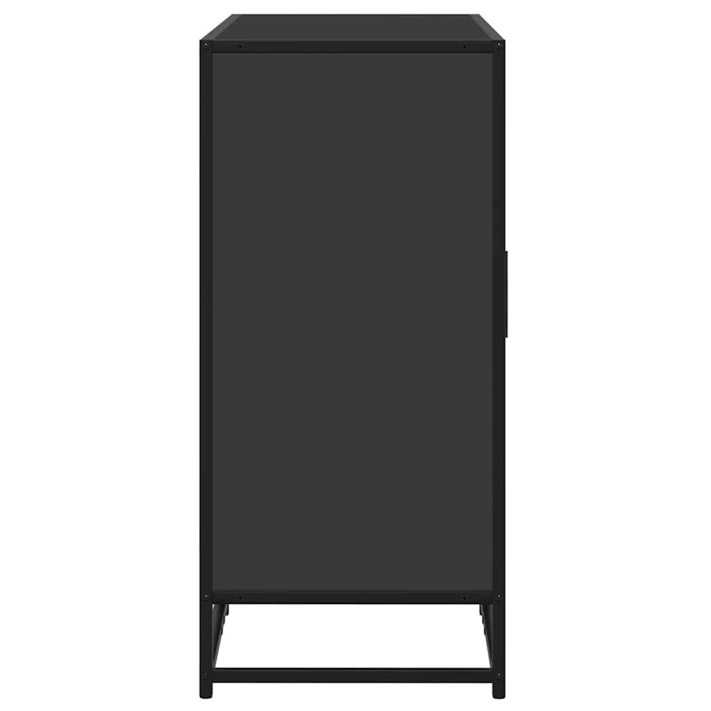 Credenza Nera 94x35x76 cm in Legno Multistrato - homemem39