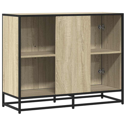 Credenza Rovere Sonoma 94x35x76 cm in Legno Multistrato - homemem39