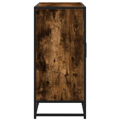 Credenza Rovere Fumo 94x35x76 cm in Legno Multistrato - homemem39