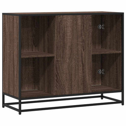 Credenza Rovere Marrone 92x35x76 cm in Legno Multistrato - homemem39