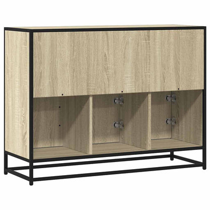 Credenza Rovere Sonoma 100x35x76 cm in Legno Multistrato - homemem39