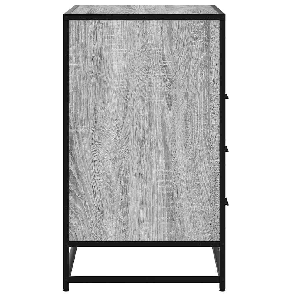 Cassettiera Grigio Sonoma 70x41x70 cm in Legno Multistrato | homemem39