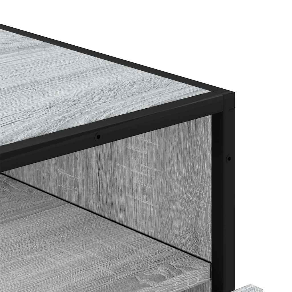 Cassettiera Grigio Sonoma 70x41x70 cm in Legno Multistrato - homemem39