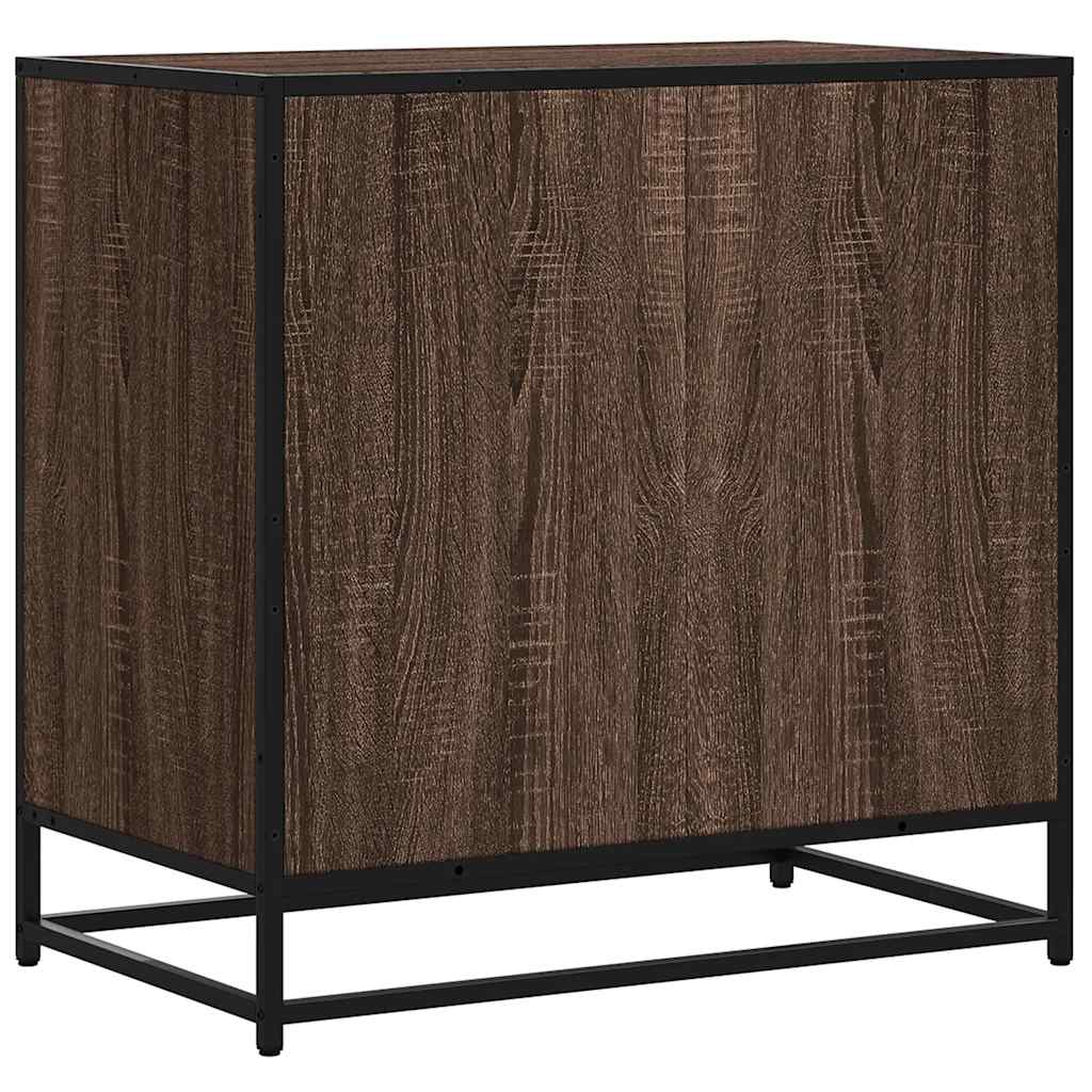 Cassettiera Rovere Marrone 70x41x70 cm in Legno Multistrato - homemem39