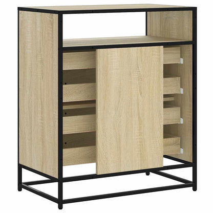 Cassettiera Rovere Sonoma 70x41x83,5 cm in Legno Multistrato - homemem39