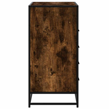 Cassettiera Rovere Fumo 70x41x83,5 cm in Legno Multistrato | homemem39