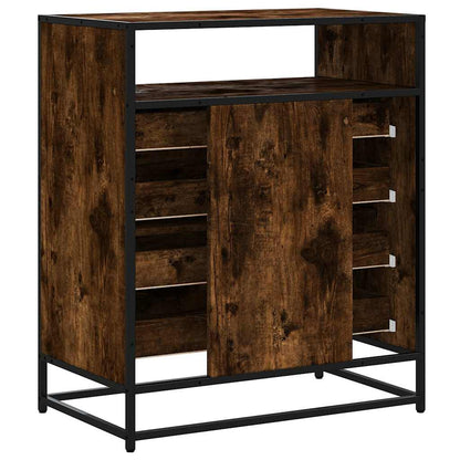 Cassettiera Rovere Fumo 70x41x83,5 cm in Legno Multistrato | homemem39