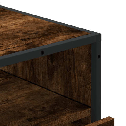 Cassettiera Rovere Fumo 70x41x83,5 cm in Legno Multistrato | homemem39