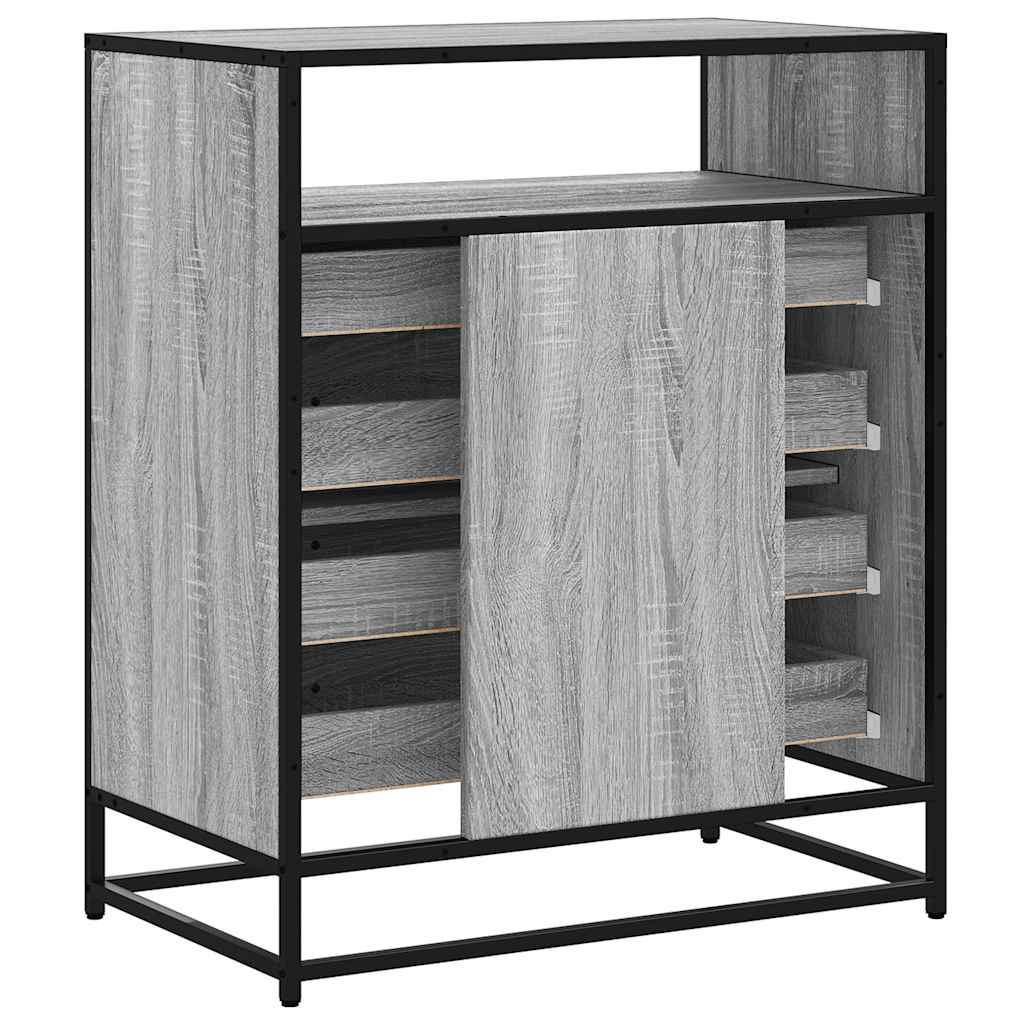 Cassettiera Grigio Sonoma 70x41x83,5 cm in Legno Multistrato | homemem39
