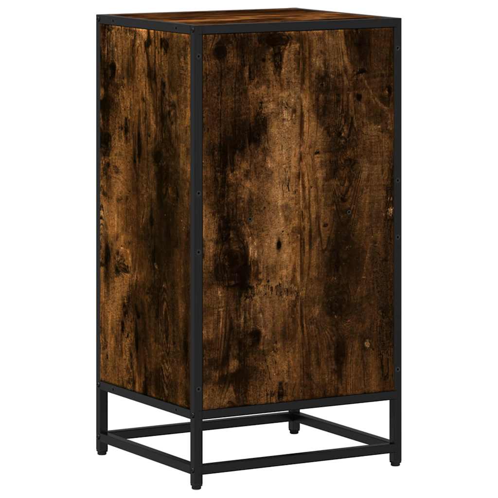 Libreria Rovere Fumo 40x35x76 cm in Legno Multistrato