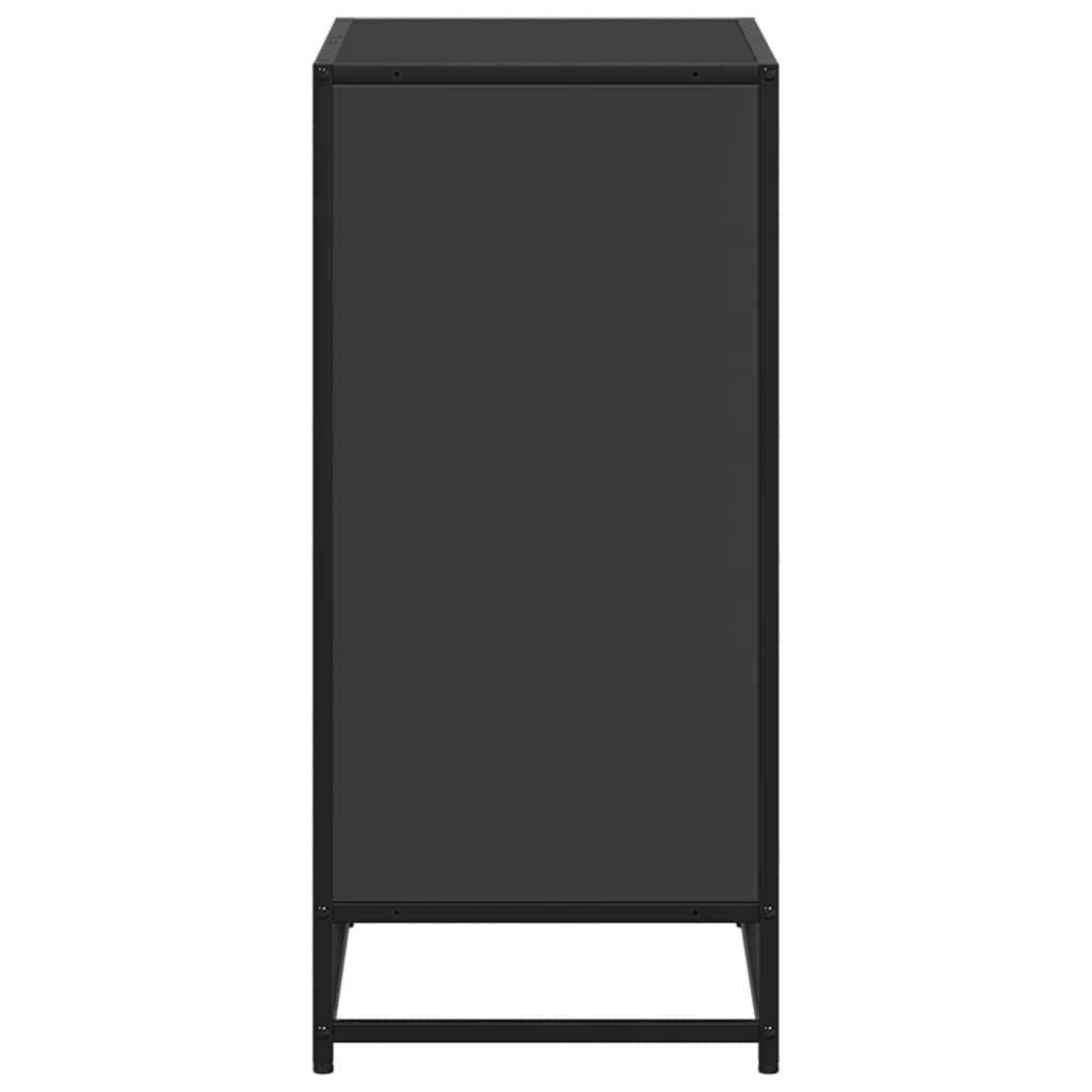 Libreria Nera 60x35x76 cm in Legno Multistrato | homemem39