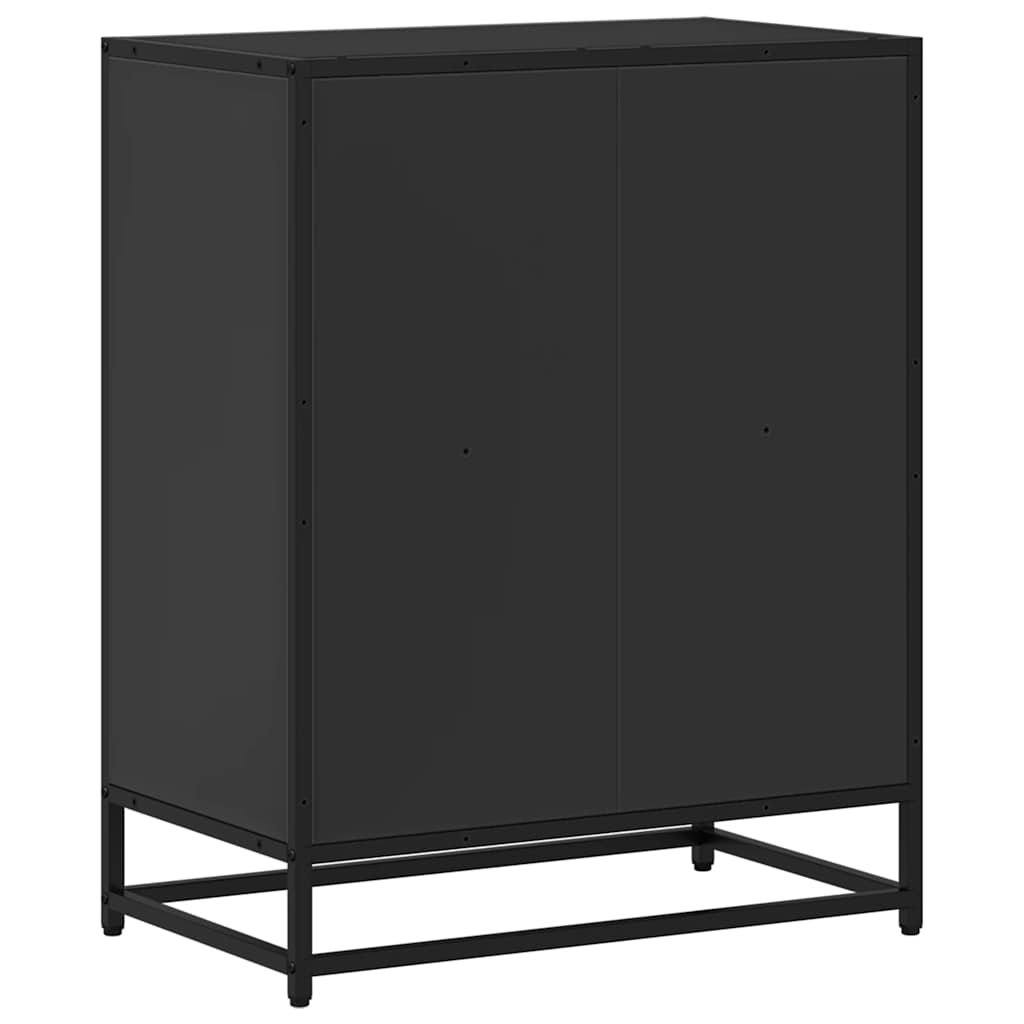 Libreria Nera 60x35x76 cm in Legno Multistrato | homemem39