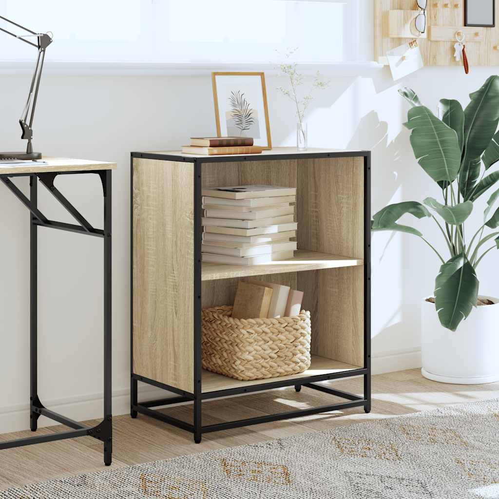 Libreria Rovere Sonoma 60x35x76 cm in Legno Multistrato