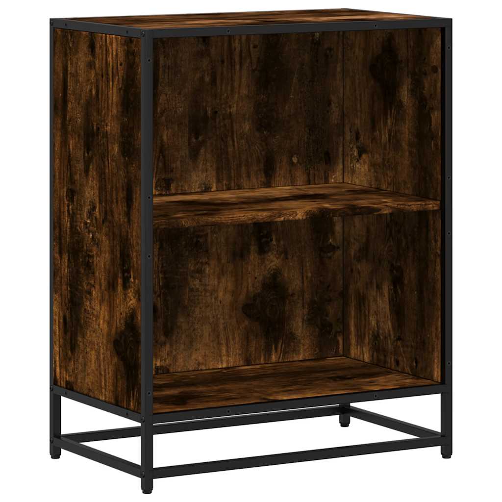 Libreria Rovere Fumo 60x35x76 cm in Legno Multistrato | homemem39