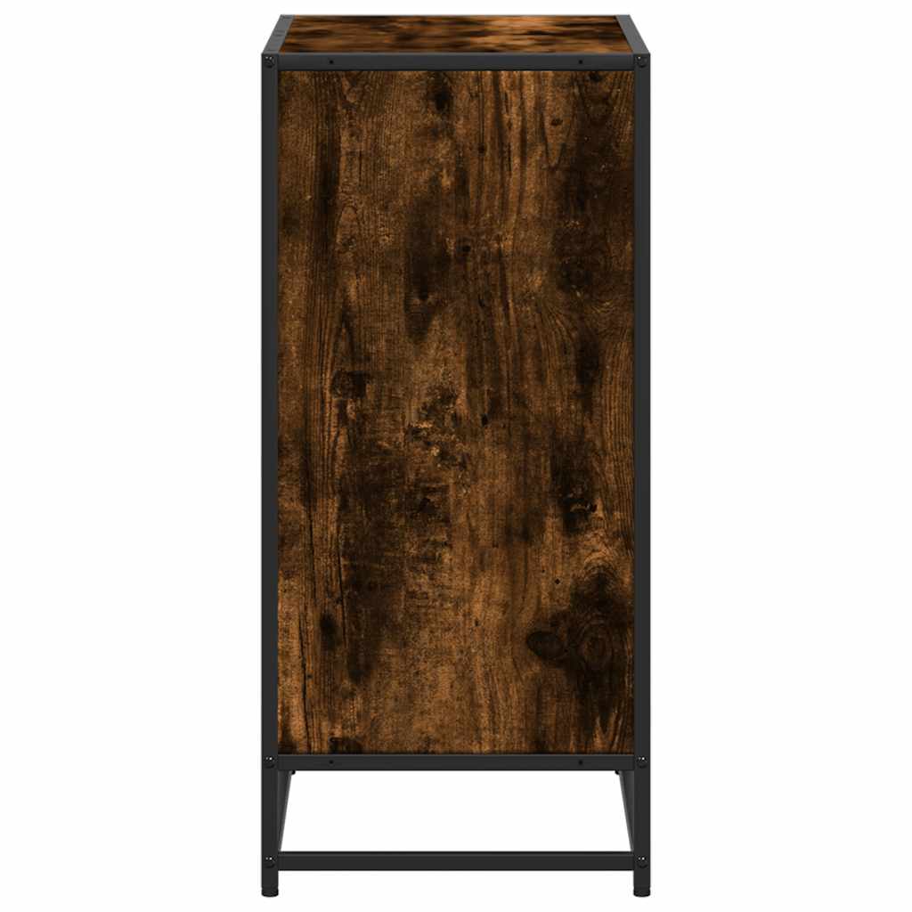 Libreria Rovere Fumo 60x35x76 cm in Legno Multistrato | homemem39