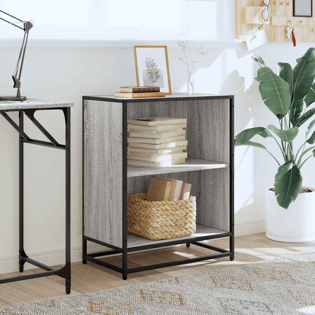 Libreria Grigio Sonoma 60x35x76 cm in Legno Multistrato | homemem39