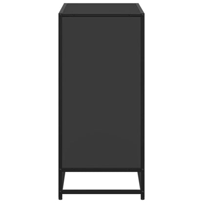 Libreria Nera 80,5x35x76 cm in Legno Multistrato | homemem39